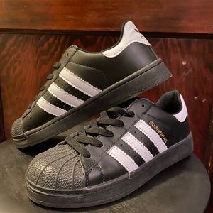 Black adidas sneakers